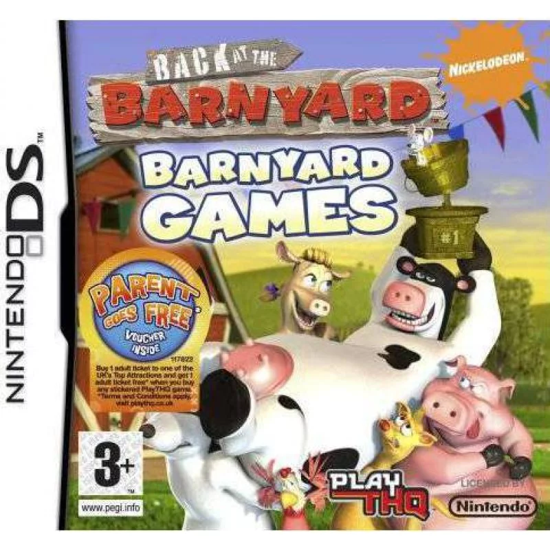 BACK AT THE BARNYARD BARNYARD GAMES USED (DS) GCTECH